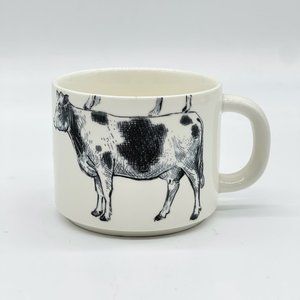 Chad Barrett Creative Co-op  Holstein Dairy Cow Farmhouse Coffee Mug